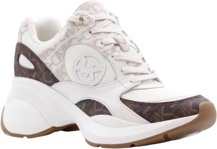 Michael Kors Allie Sneaker Stijlvolle Sneakers Beige Dames - Foto 4