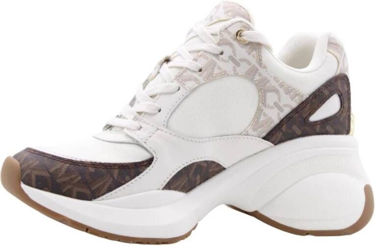 Michael Kors Allie Sneaker Stijlvolle Sneakers Beige Dames - Foto 5