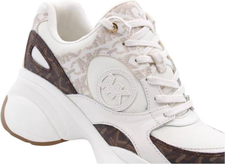 Michael Kors Allie Sneaker Stijlvolle Sneakers Beige Dames - Foto 9