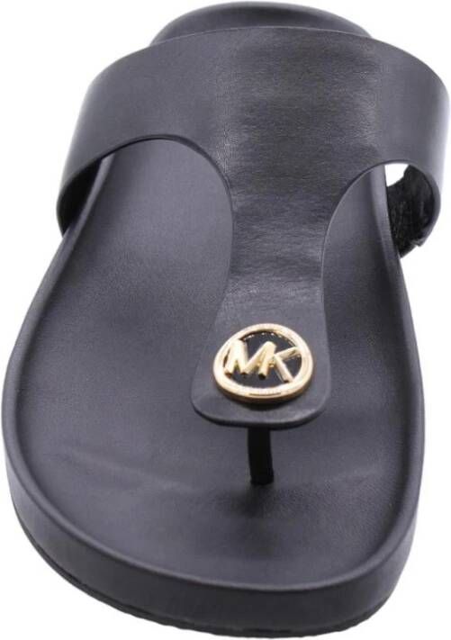 Michael Kors Stijlvolle Avaux Flip Flops voor Vrouwen Black Dames