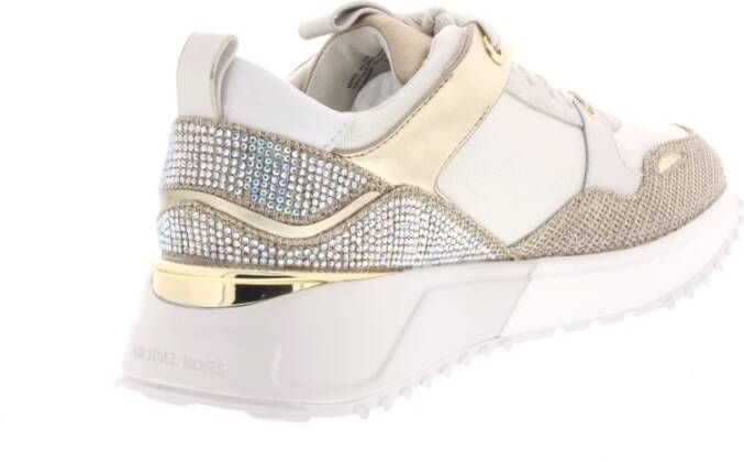 Michael Kors Theo Trainer Pale Gold Geel Dames