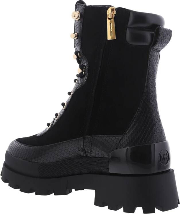 Michael Kors Veterbootie Zwart Dames