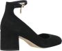 Michael Kors Perla Pump Zwart Suède Ronde Neus Gesp Sluiting Black Dames - Thumbnail 4
