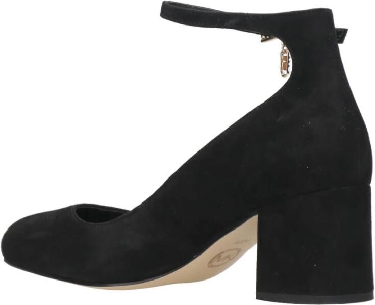 Michael Kors Vintage-geïnspireerde Perla pumps met blokhak Zwart Dames