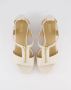 Michael Kors Wedge Sandaal Vanille Stijlvol White Dames - Thumbnail 6