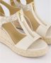 Michael Kors Wedge Sandaal Vanille Stijlvol White Dames - Thumbnail 8