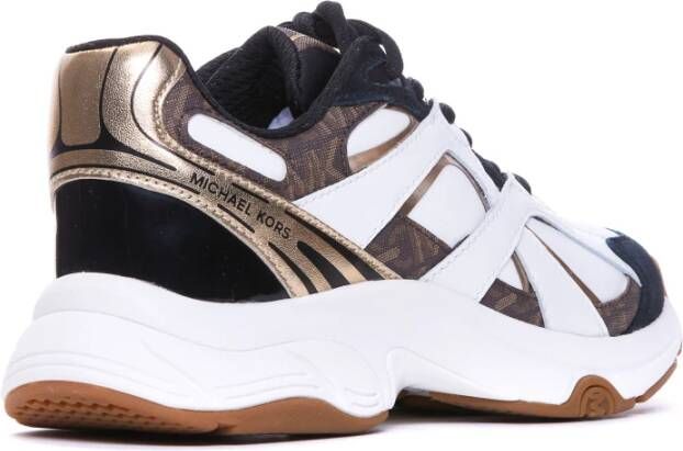Michael Kors Witte Leo Trainer Sneakers Multicolor Dames