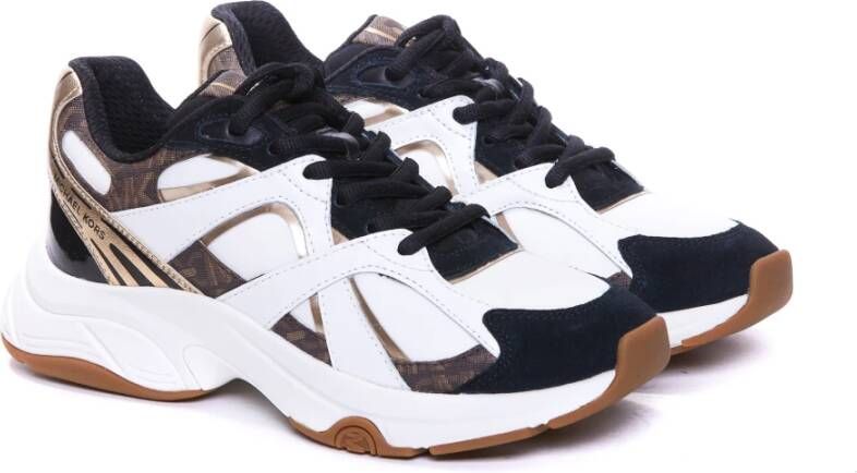 Michael Kors Witte Leo Trainer Sneakers Multicolor Dames