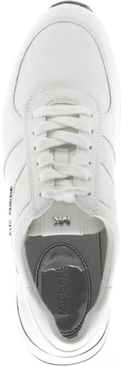 Michael Kors Witte Leren Logo Trainer Schoenen White Dames