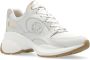 Michael Kors Beige Zuma Sneakers met Gouden Details Beige Dames - Thumbnail 4