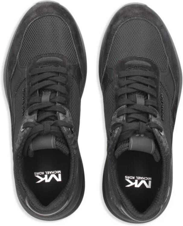 Michael Kors Zwarte Casual Leren Sneakers