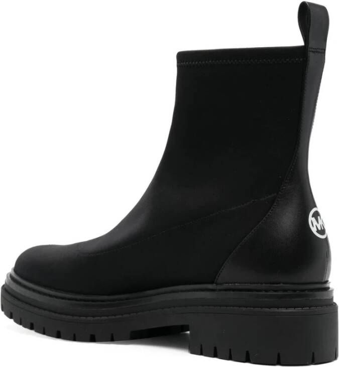 Michael Kors Zwarte Comet Enkellaars Platte Black Dames