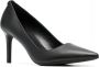 Michael Kors Zwarte Leren Alina Pump met Stiletto Hak Black Dames - Thumbnail 12