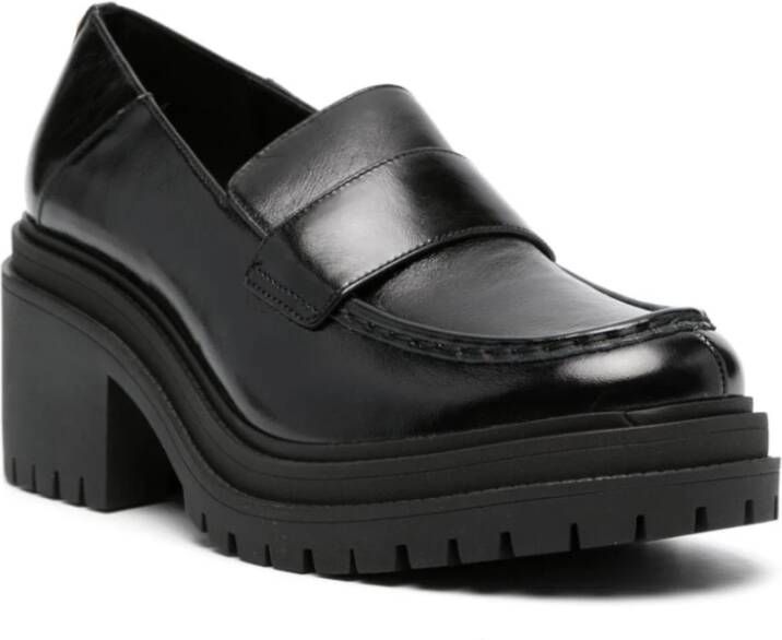 Michael Kors Zwarte Hak Loafer Black Dames