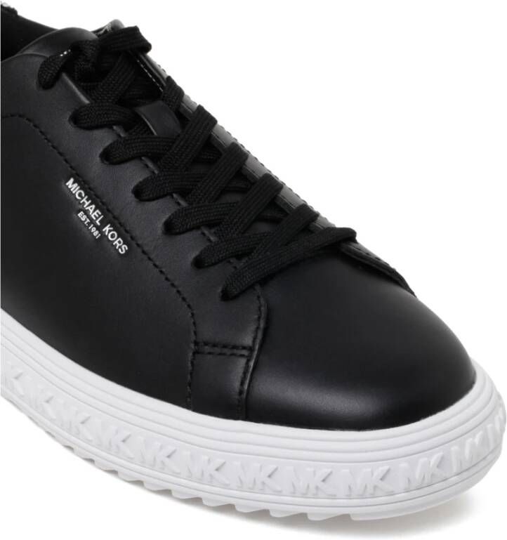 Michael Kors Zwarte Lage Top Kristal Sneakers