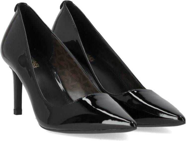 Michael Kors Zwarte Lakleren Stiletto Pump Black Dames