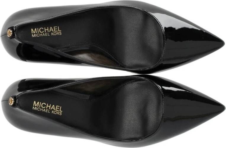 Michael Kors Zwarte Lakleren Stiletto Pump Black Dames