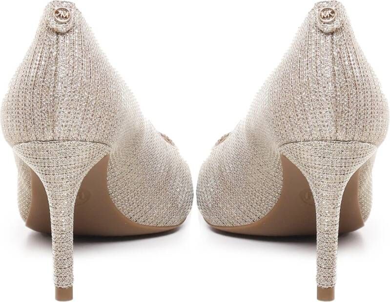 Michael Kors Elegante Hakken Vegan Lederen Schoenen Yellow Dames - Foto 9