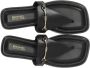 Michael Kors Zwarte Lena Teenslipper met Gouden Detail - Thumbnail 7