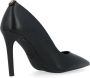 Michael Kors Zwarte Leren Hoge Pump Black Dames - Thumbnail 5