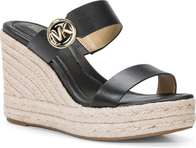 Michael Kors Zwarte Lucinda Sleehak Sandalen Black Dames