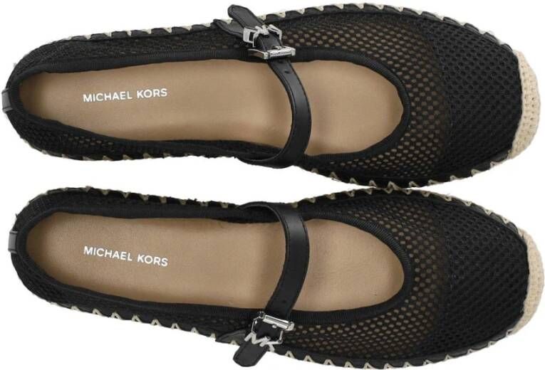 Michael Kors Zwarte Mesh Ballerina Espadrilles Schoenen
