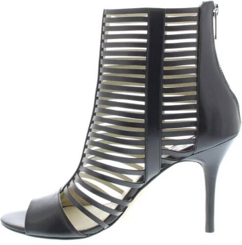 Michael Kors Zwarte Odeliabootie Stijlvolle Enkellaarzen Black Dames