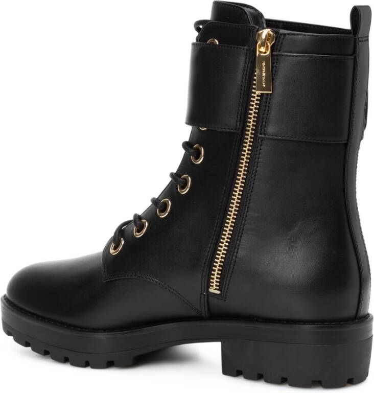 Michael Kors Zwarte Pinafore Metal Boots