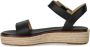 Michael Kors Zwarte Plateau Sandaal met Gouden Detail Black Dames - Thumbnail 3