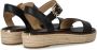 Michael Kors Zwarte Plateau Sandaal met Gouden Detail Black Dames - Thumbnail 5