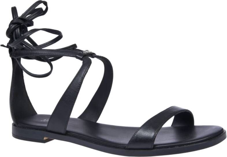 Michael Kors Zwarte Sandalen Black Dames