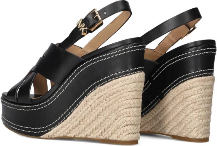 MICHAEL KORS Zwarte Sandalen Nora Wedge - Foto 3