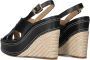 MICHAEL KORS Zwarte Sandalen Nora Wedge - Thumbnail 3