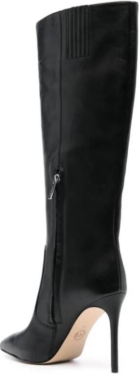 Michael Kors Rue Leather Knee Boot Black Dames