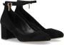 Michael Kors Perla Pump Zwart Suède Ronde Neus Gesp Sluiting Black Dames - Thumbnail 8