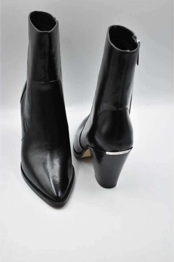 Michael Kors Zwarte Platte Schoenen met Veters Black Dames