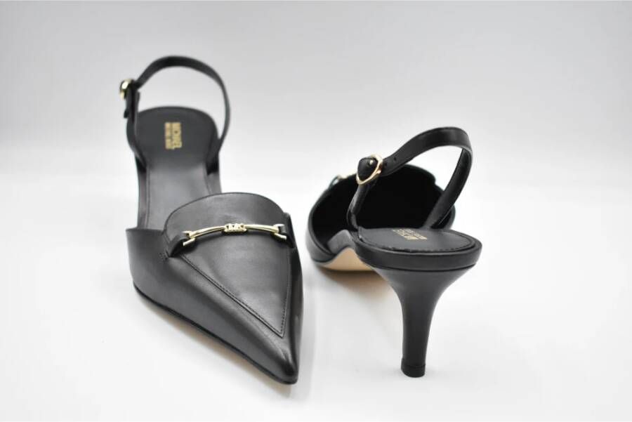 Michael Kors Zwarte Veterschoenen Elegante Stijl
