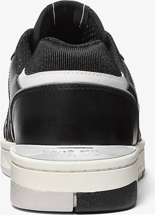 Michael Kors Zwarte Vetersneakers voor Mannen Black Heren