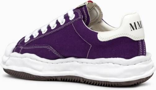 Mihara Yasuhiro Blakey Low Sneakers Moderne lijnen en originele buitenzool Purple Heren