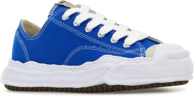 Mihara Yasuhiro Blauwe Canvas Sneakers Blue Heren
