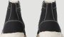 Mihara Yasuhiro Canvas Laarzen Avant-Garde Vierkante Neus Vetersluiting Black Heren - Thumbnail 4
