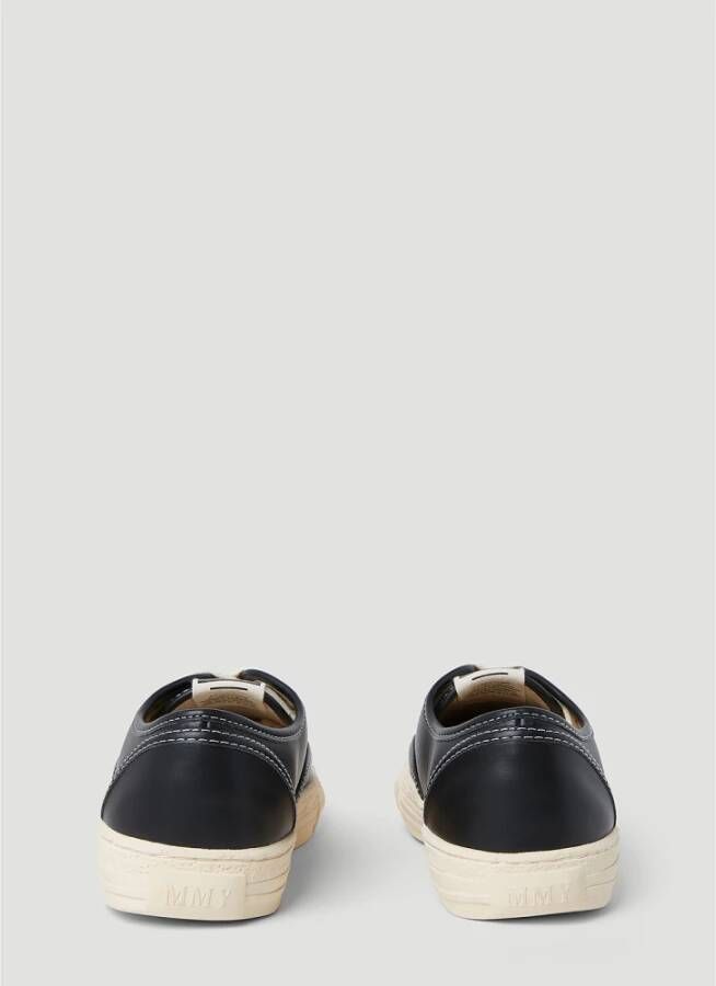 Mihara Yasuhiro Lage Top Sneakers in Past Sole 5 Zwart Heren