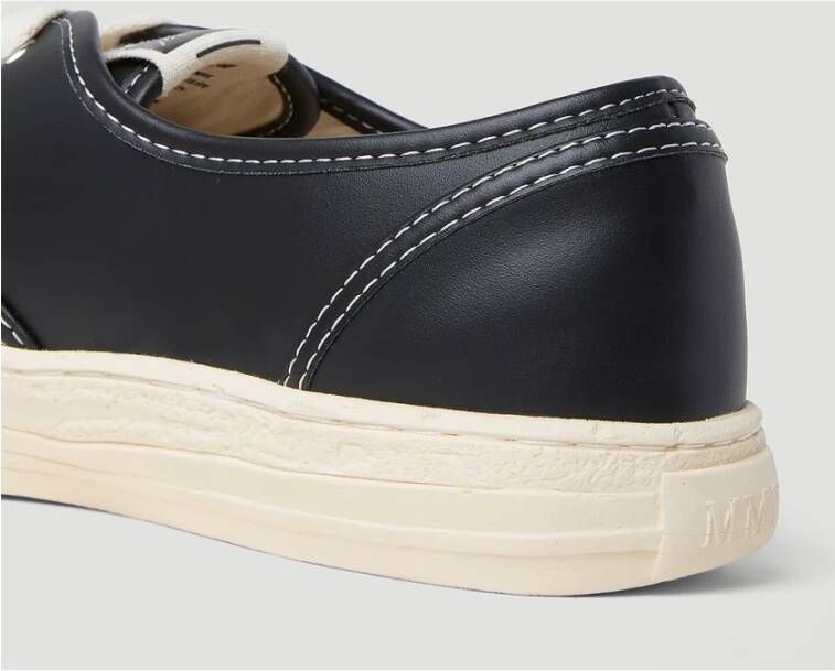 Mihara Yasuhiro Lage Top Sneakers in Past Sole 5 Zwart Heren