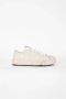 Mihara Yasuhiro Leren Sneakers met Rubberen Zool White Heren - Thumbnail 4