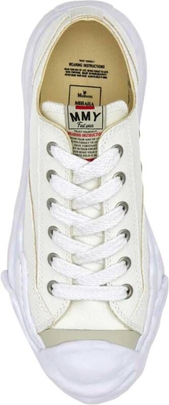 Mihara Yasuhiro Stijlvolle witte canvas sneakers White Heren