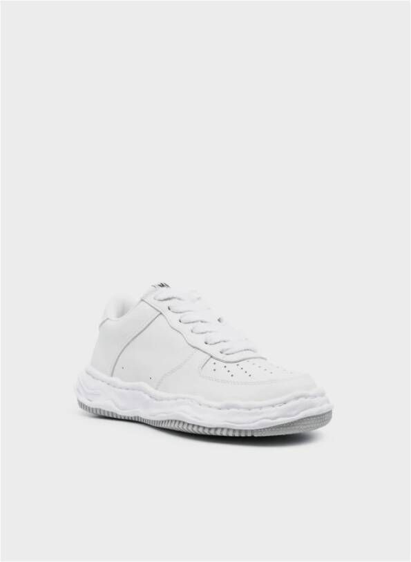 Mihara Yasuhiro Lage Unisex Leren Sneakers White Heren