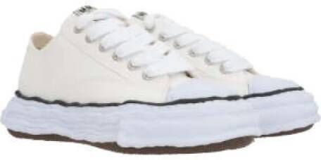 Mihara Yasuhiro Witte Canvas Low-Top Sneakers White Dames