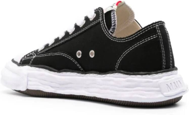 Mihara Yasuhiro Zwarte Canvas Lage Sneaker