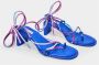 Miista Alberta sandalen in blauw leer Blauw Dames - Thumbnail 2