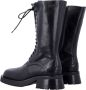 Miista Zwarte Militaire Veterschoenen - Thumbnail 2